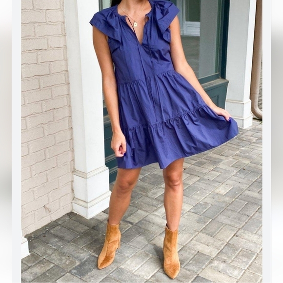 Navy Blue Altar’d State mini dress size XS  New With Tags In USD - Picture 15 of 15